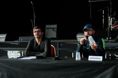 Župan MOK Matjaž Rakovec in direktor Komunale Kranj Matjaž Berčon